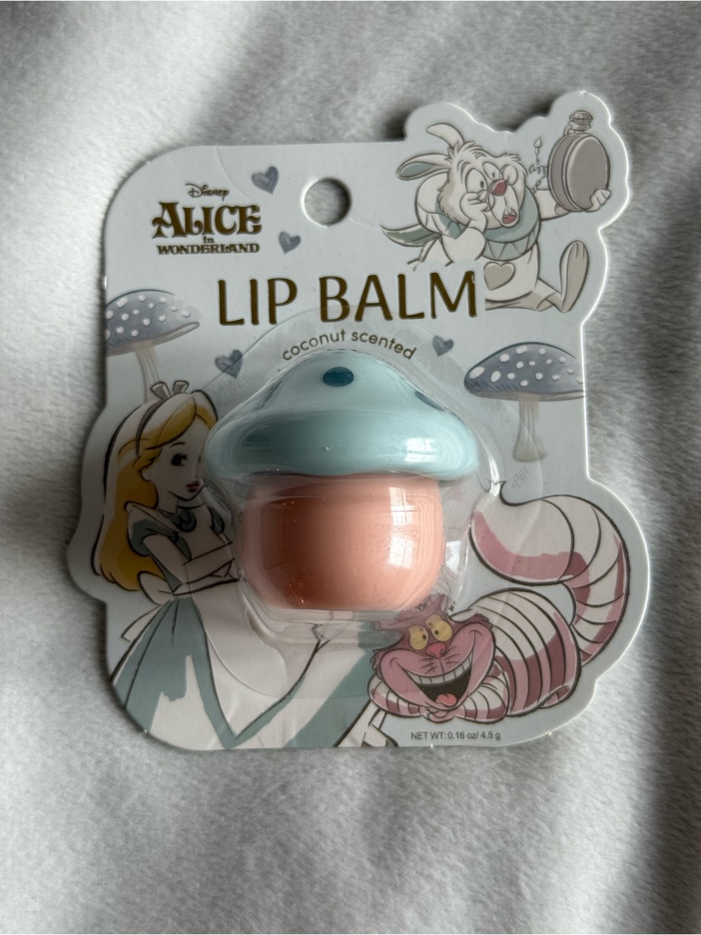 Disney Alice in Wonderland Coconut-Scented Lip Balm - NIP